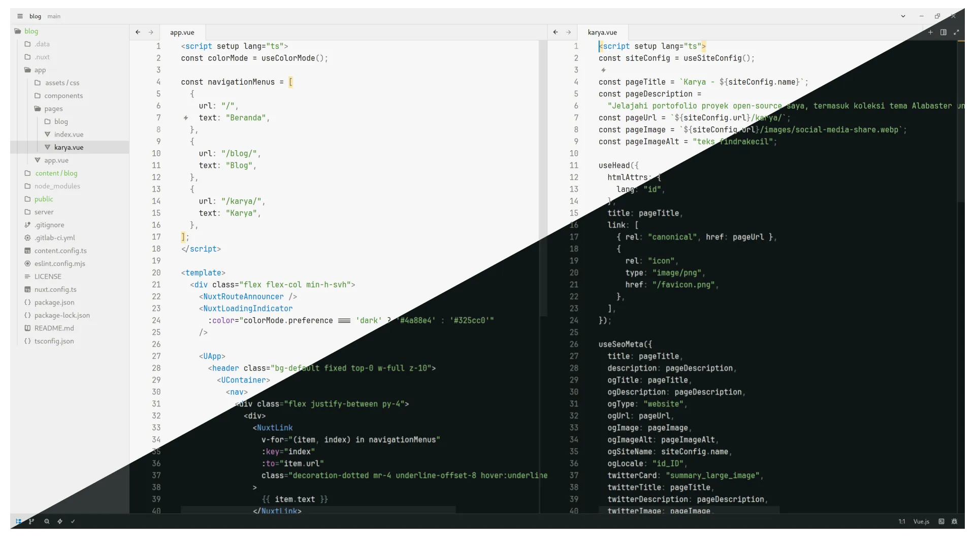 alabaster on zed v1.0.0