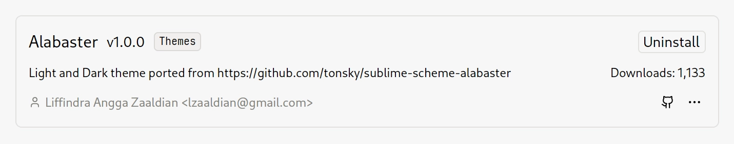alabaster by liffindra angga zaaldian on zed extension panel
