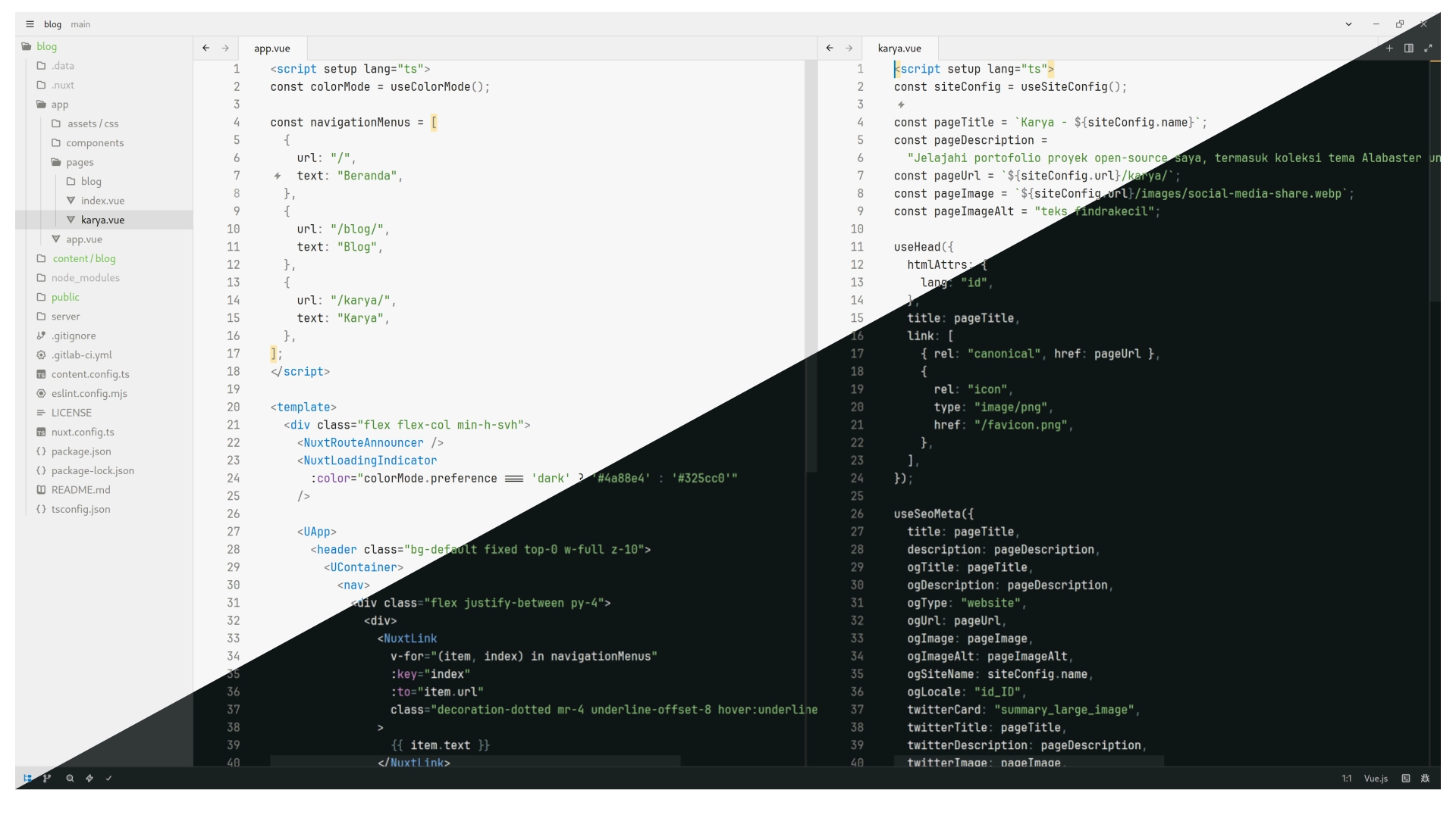 alabaster on zed v1.0.0
