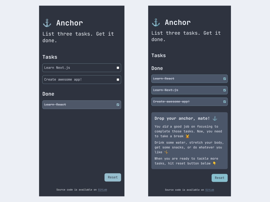 anchor on android phone