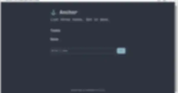 anchor on debian 13 with gnome desktop