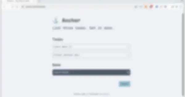 how anchor works
