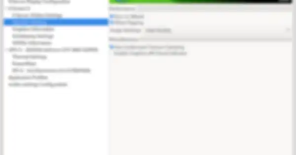 pengaturan kualitas gambar NVIDIA X Server Settings