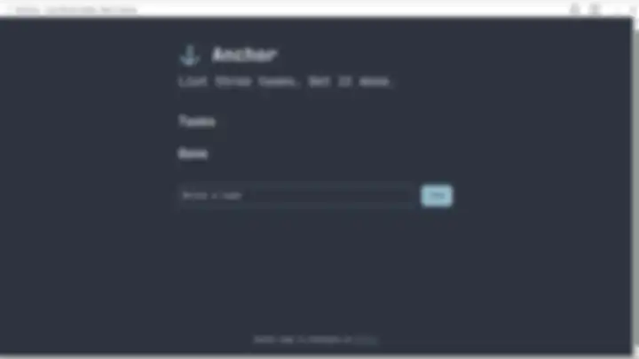 anchor on debian 13 with gnome desktop